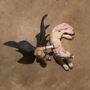 2009 Schleich Landariel with Unicorn foal